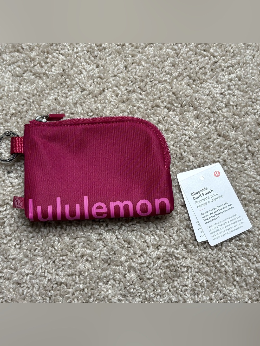 Lululemon Clippable Card Pouch